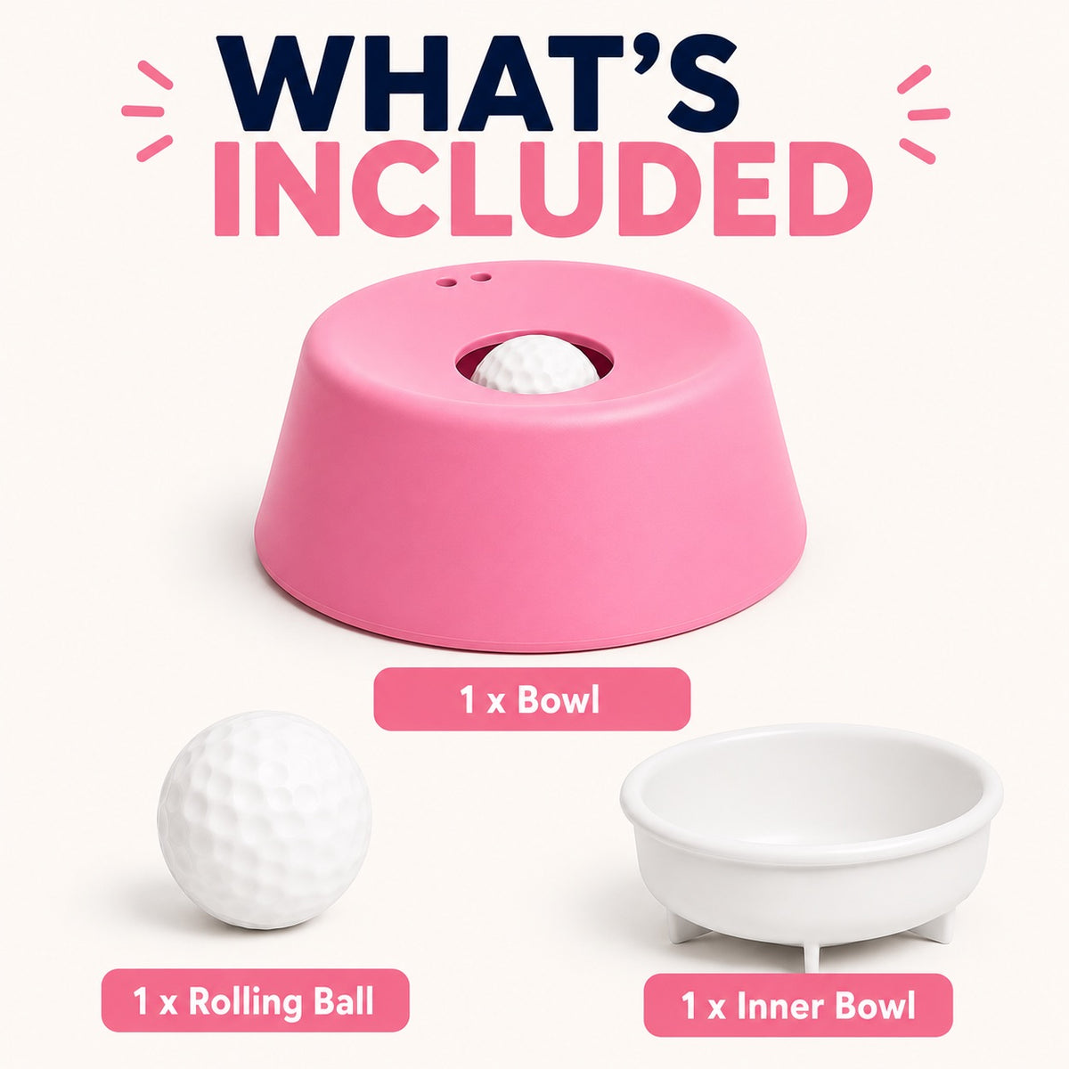 Anti‑Choking Slow Feeding Dog Bowl
