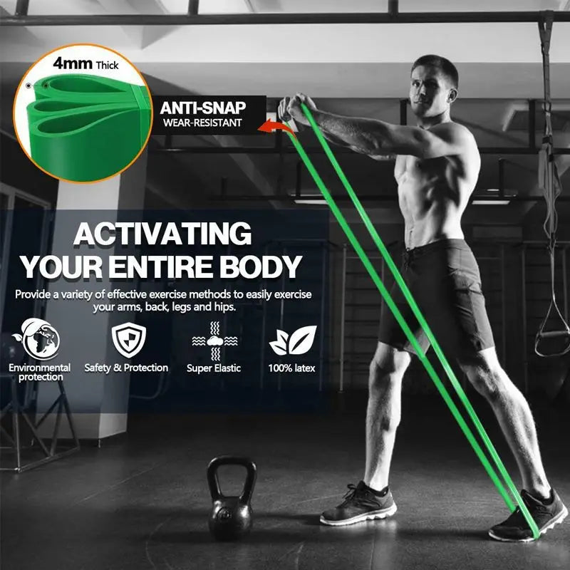 Adjustable Resistance Bands (9-152 Kgs) for Fitness Training