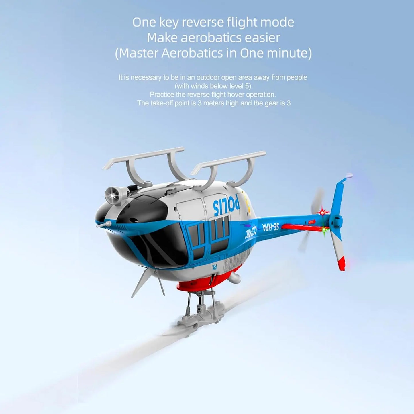 Professional RC Helicopter C189 with 6‑Axis Gyro