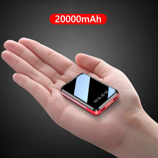 Mini Power Bank 20000mAh Portable LED Display Charger