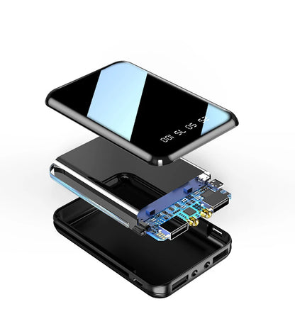 Mini Power Bank 20000mAh Portable LED Display Charger
