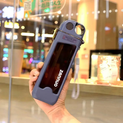 350ml Plastic Sports Water Bottle with Lock Lid