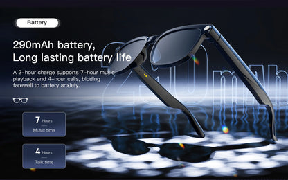 AI Smart Glasses with 4K Camera, Bluetooth & Live Translation
