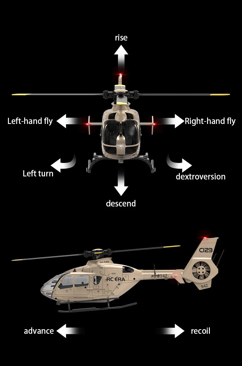 Professional RC Helicopter C189 with 6‑Axis Gyro
