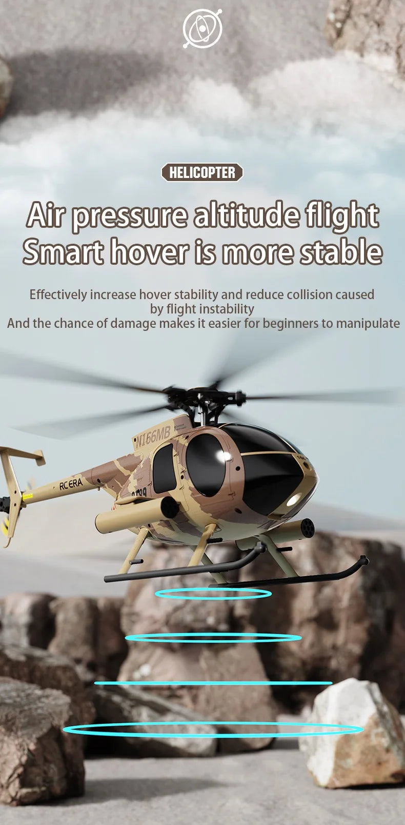Professional RC Helicopter C189 with 6‑Axis Gyro