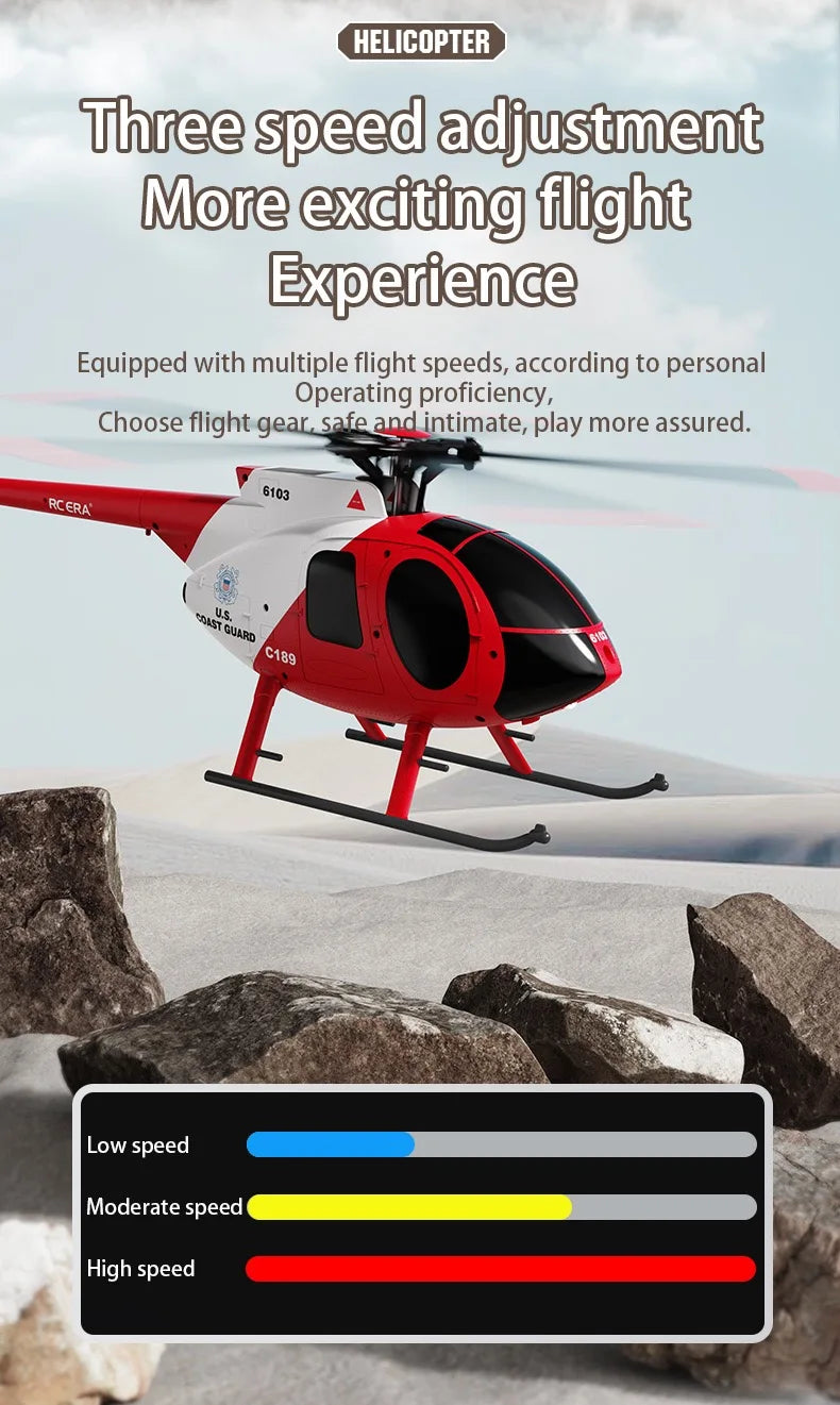Professional RC Helicopter C189 with 6‑Axis Gyro