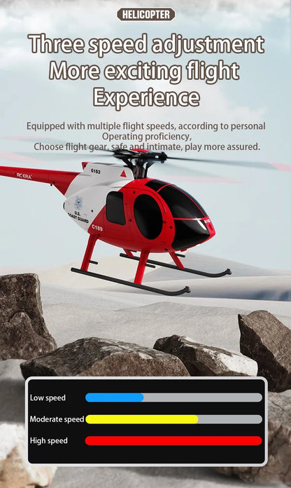 Professional RC Helicopter C189 with 6‑Axis Gyro