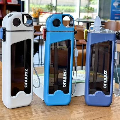350ml Plastic Sports Water Bottle with Lock Lid