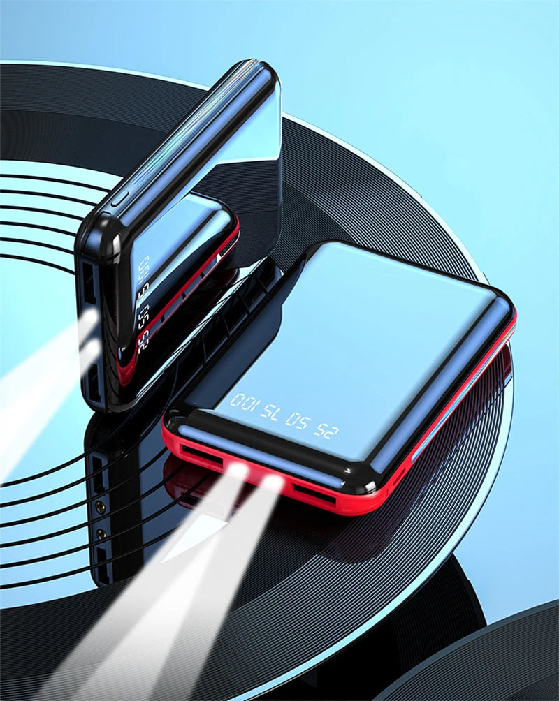 Mini Power Bank 20000mAh Portable LED Display Charger