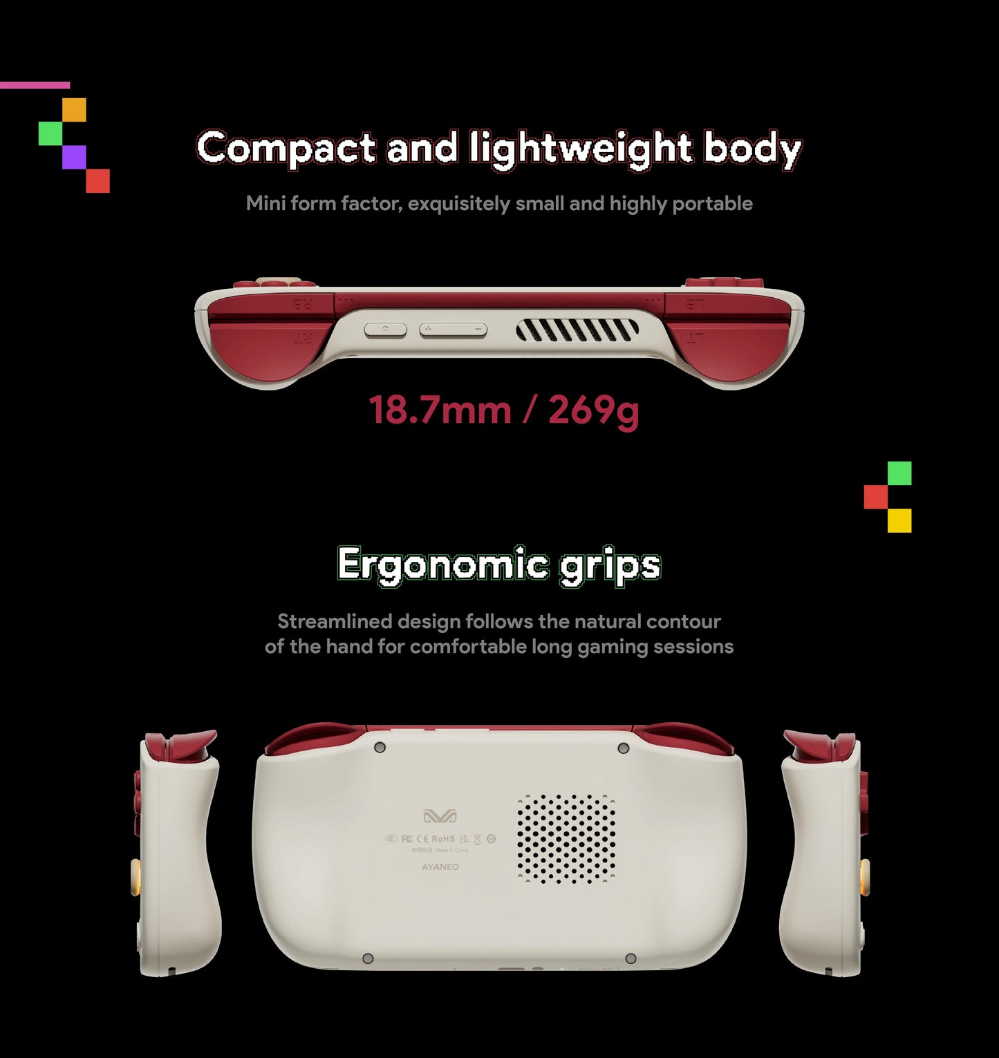 Portable Hand-Held Retro Gaming Console