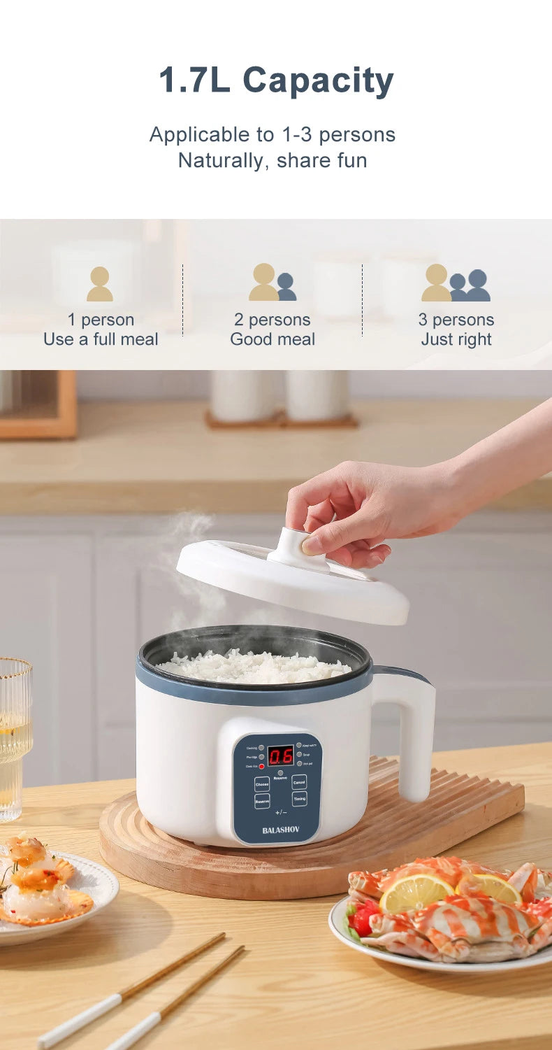 Compact Non-Stick Multifucntional  Electric Rice Cooker
