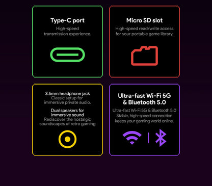 Portable Hand-Held Retro Gaming Console