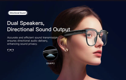 AI Smart Glasses with 4K Camera, Bluetooth & Live Translation