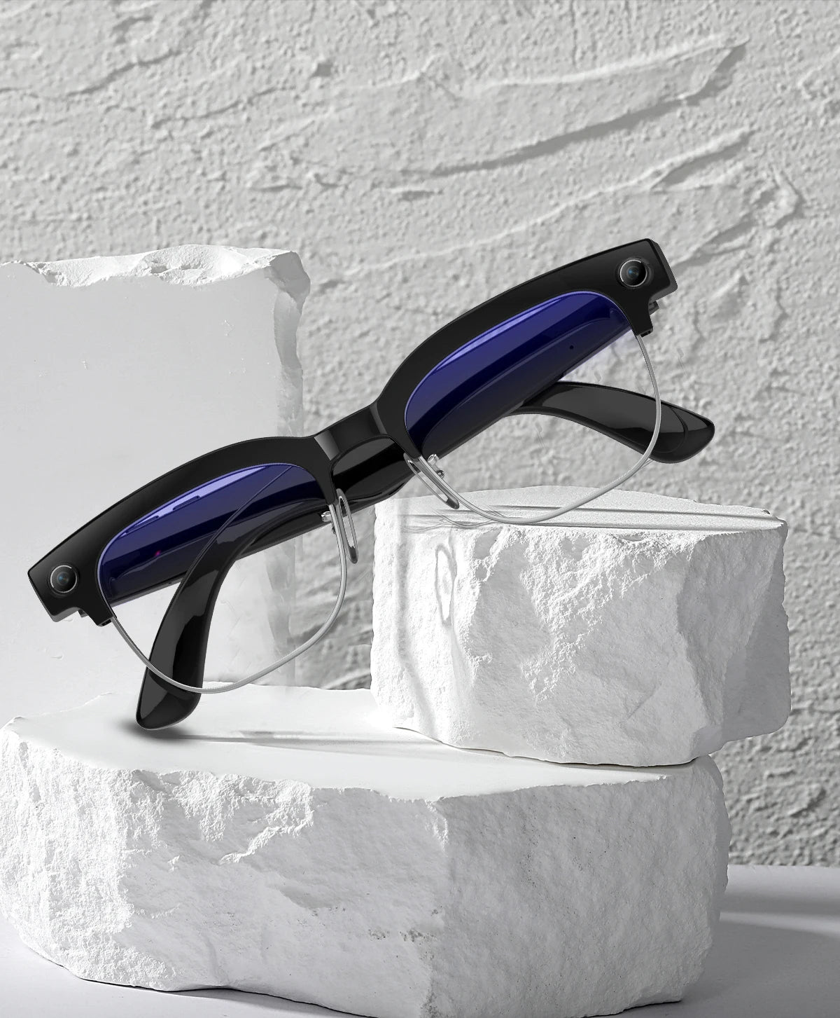 AI Smart Glasses with HD Camera, Bluetooth & Colour‑Changing Lenses