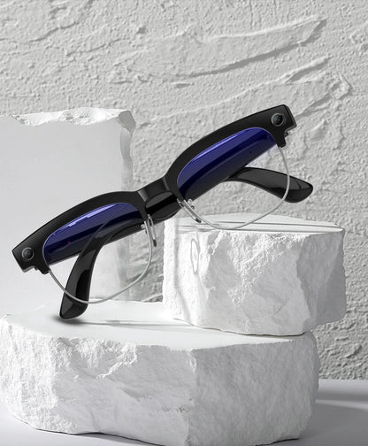 AI Smart Glasses with HD Camera, Bluetooth & Colour‑Changing Lenses