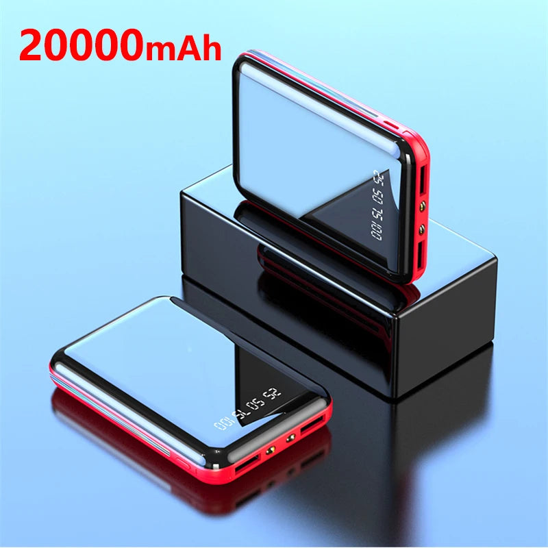 Mini Power Bank 20000mAh Portable LED Display Charger