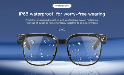 AI Smart Glasses with 4K Camera, Bluetooth & Live Translation