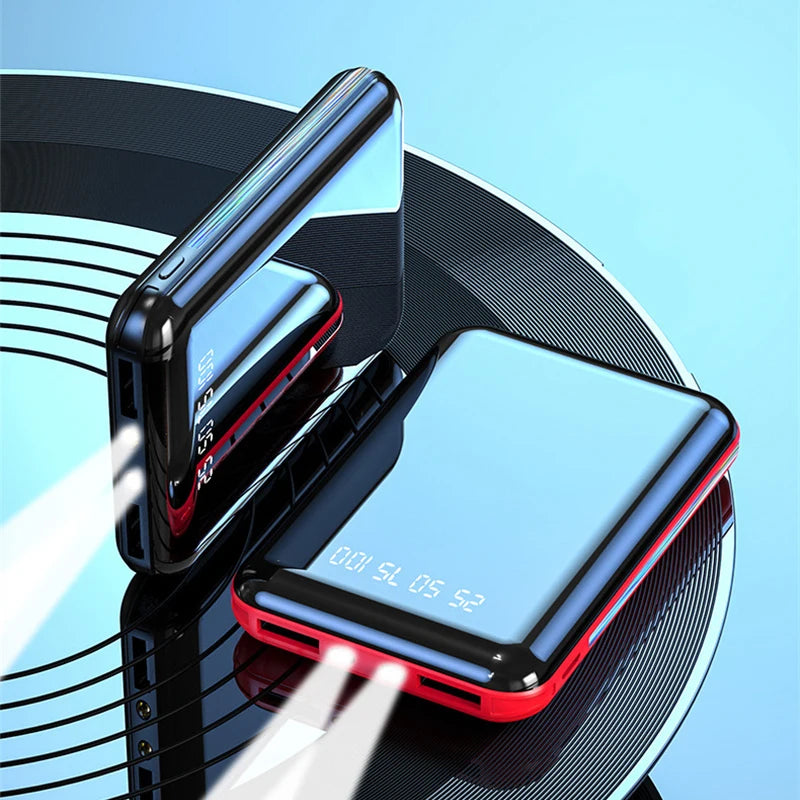 Mini Power Bank 20000mAh Portable LED Display Charger