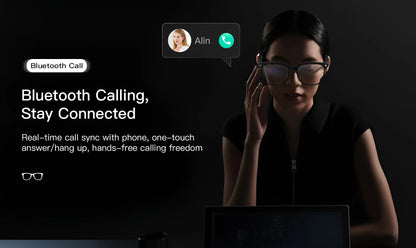 AI Smart Glasses with 4K Camera, Bluetooth & Live Translation
