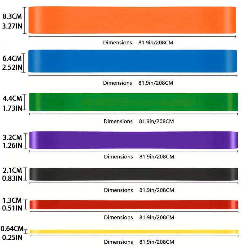Adjustable Resistance Bands (9-152 Kgs) for Fitness Training