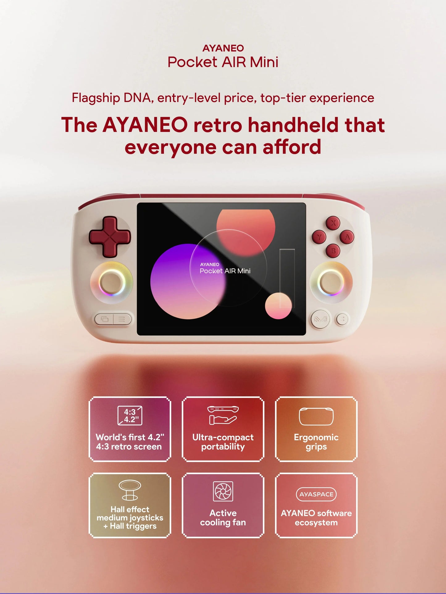 Portable Hand-Held Retro Gaming Console