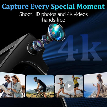 AI Smart Glasses with HD Camera, Bluetooth & Colour‑Changing Lenses