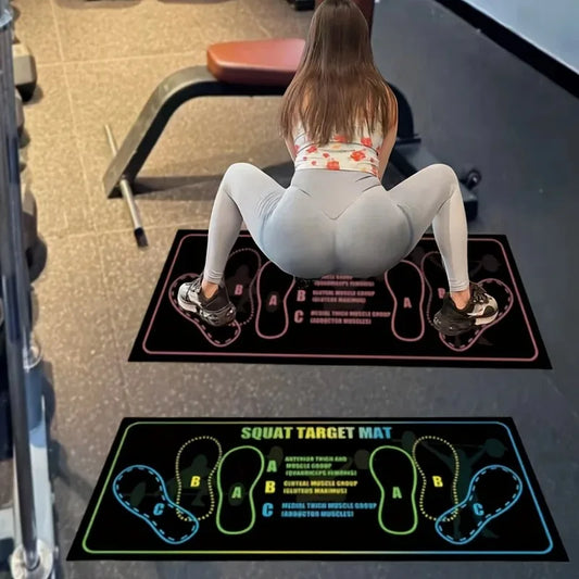 Non‑Slip Squat Pad Set Gym Training Mat