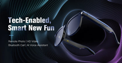 AI Smart Glasses with 4K Camera, Bluetooth & Live Translation
