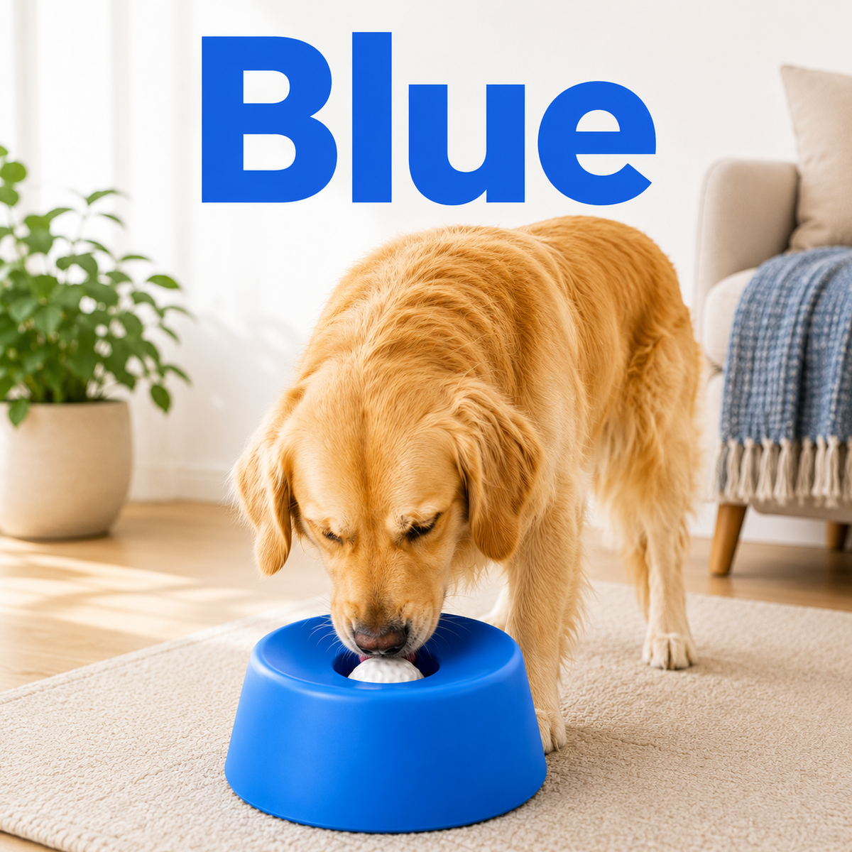 Anti‑Choking Slow Feeding Dog Bowl