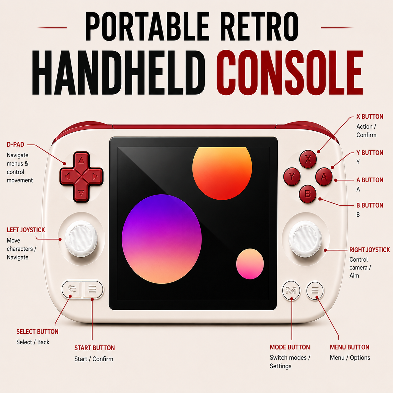 Portable Retro Handheld Console