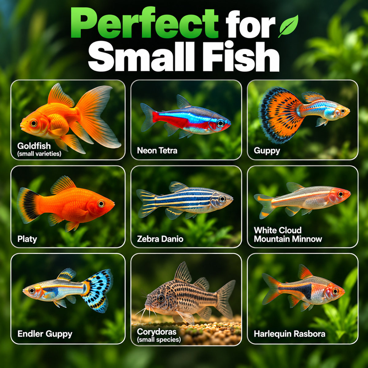Mini Indoor Glass Fish Tank