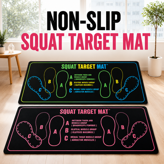 Non‑Slip Squat Target Mat