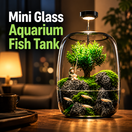 Mini Indoor Glass Fish Tank