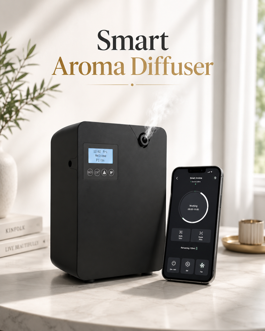 Smart Aroma Diffuser with Wi‑Fi & Bluetooth Control