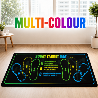 Non‑Slip Squat Target Mat