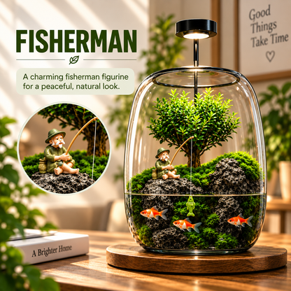 Mini Indoor Glass Fish Tank