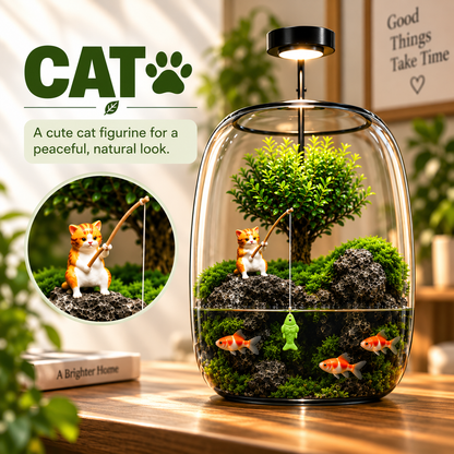 Mini Indoor Glass Fish Tank