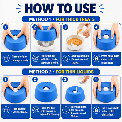 Anti‑Choking Slow Feeding Dog Bowl